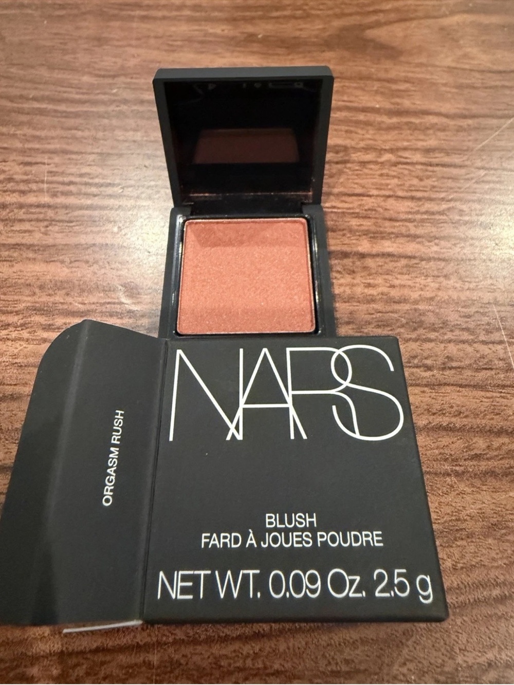 NARS Blush in Orgasm Rush - Peachy Pink Shimmer
